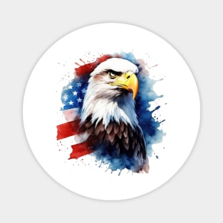 Patriotic eagle Magnet